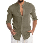 Amédée™ – Chemise Homme en Lin Élégante et Légère pour Été-1