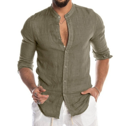 Amédée™ – Chemise Homme en Lin Élégante et Légère pour Été-1