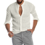 Variant image for Amédée™ – Chemise Homme en Lin Élégante et Légère pour Été-49