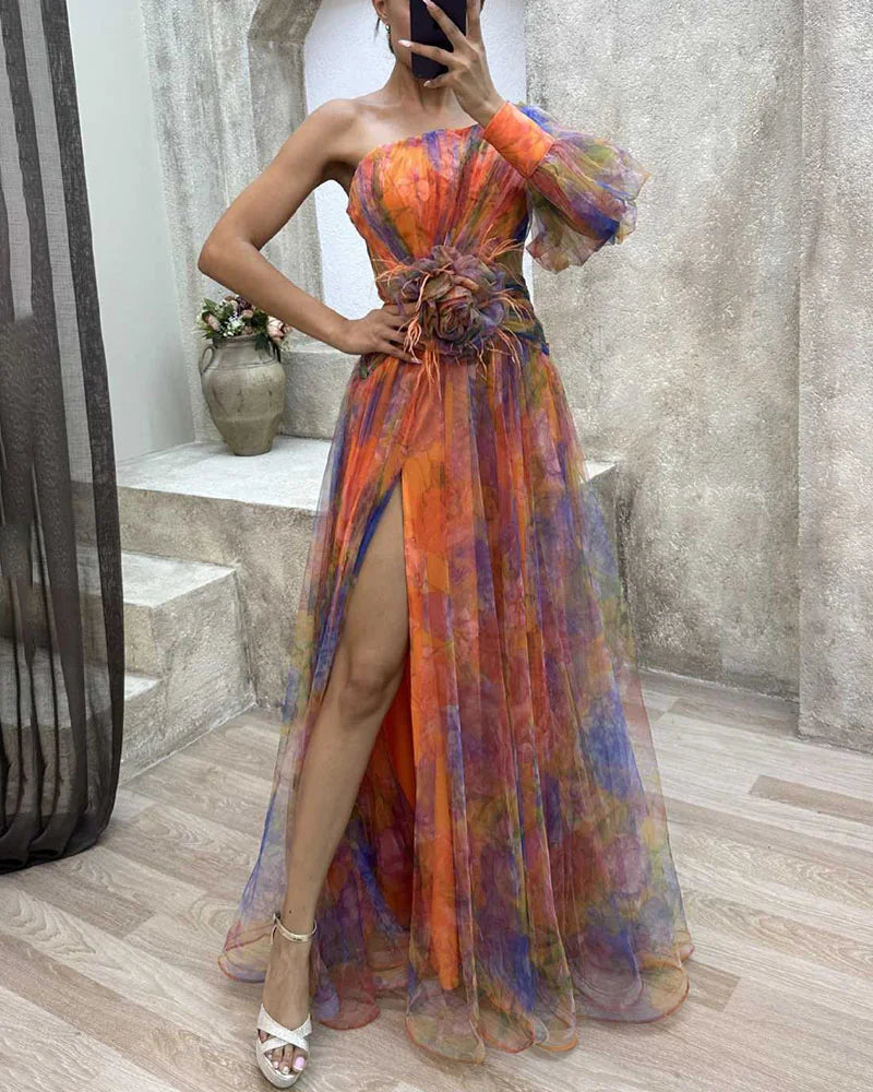 Variant image for Adelinde™ – Robe Élégante Femme en Satin et Dentelle pour Soirées et Mariages-17