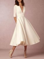 Faye™ – Robe Longue Femme Évasée Élégante Style Rétro Années 60-4