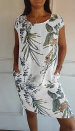Britt™ – Robe Longue Femme en Coton et Lin Élégante et Confortable-1
