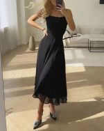 BelleRue™ – Robe Femme Longue en Mousseline de Soie Élégante et Aérée-4