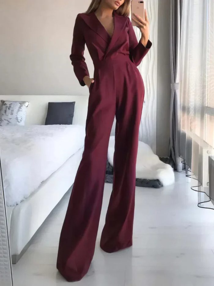 Alva™ – Combinaison Femme Chic Ajustée Confortable en Tissu Doux-2