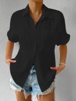 Variant image for ÉléganceUnique™ – Chemisier Femme Ample en Tissu Léger et Confortable-7