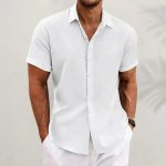 Variant image for Alain™ – Chemise Lin Homme Légère et Élégante pour Été Respirant-7