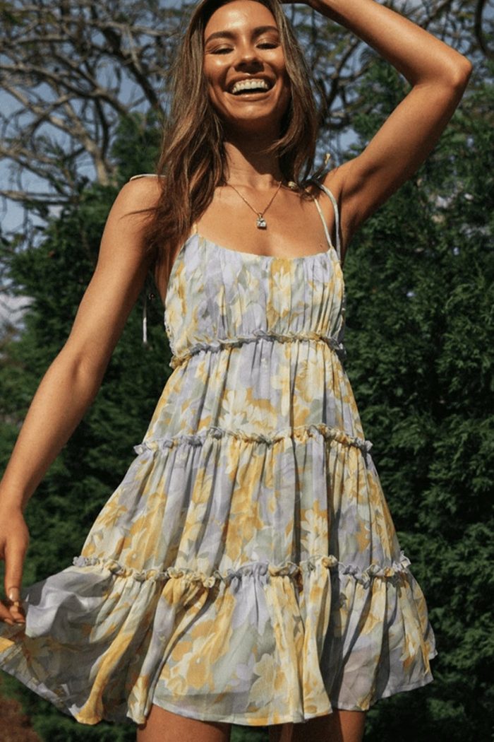 Variant image for Ophélie™ – Robe Femme en Chiffon Légère et Aérienne pour Soirées-1