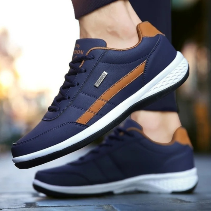 CuirConfort™ – Chaussures Orthopédiques Homme Élégantes en Cuir Imperméables-4