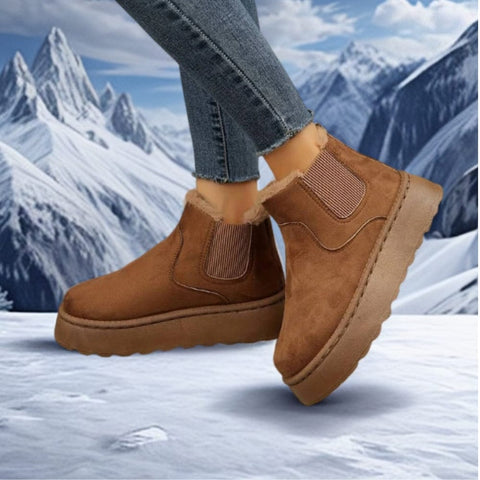 ArcticSleek - Bottes d’Hiver Doublées en Fourrure