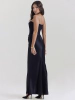ÉléganceChic™ – Robe de Soirée Longue Sans Bretelles Glamour & Élégante-2