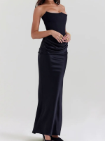 ÉléganceChic™ – Robe de Soirée Longue Sans Bretelles Glamour & Élégante-6