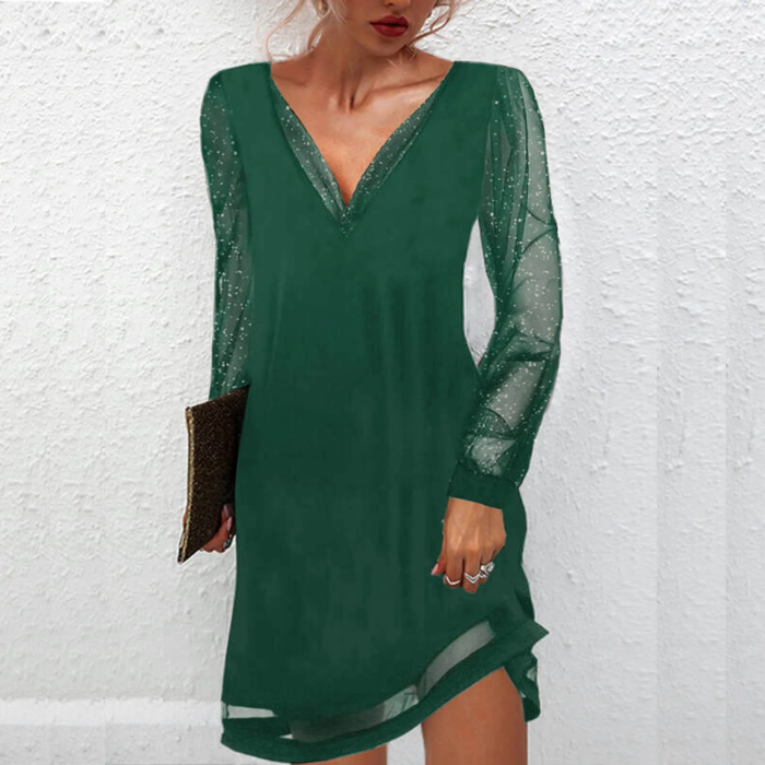 Variant image for ÉléganceHiver™ – Robe D'Hiver Femme Chic À Manches Longues Confortable-11