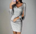ÉclatRobe™ – Robe de Soirée Longue Chic à Sequins Élégante et Lumineuse-4