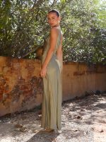 Delphine™ – Robe Femme Longue À Fente Asymétrique Élégante et Sensuelle-5