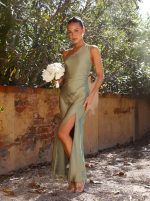 Delphine™ – Robe Femme Longue À Fente Asymétrique Élégante et Sensuelle-6
