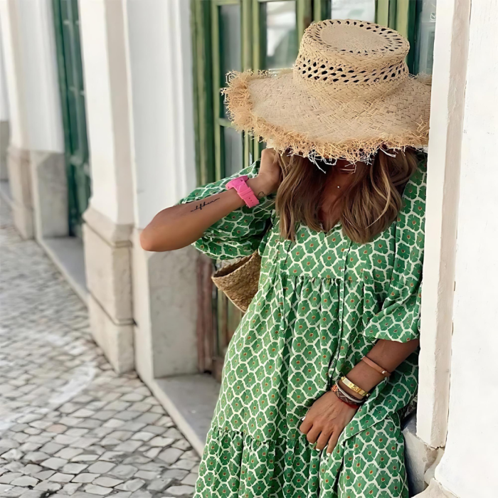 BohoChic™ – Robe Longue Femme Légère et Confortable Style Bohème-3