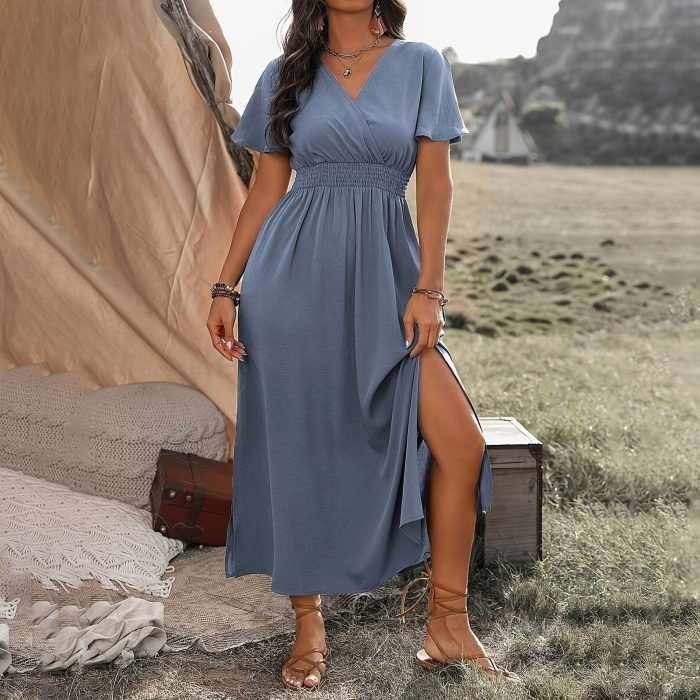 Variant image for BohoChic™ – Robe Longue Femme Élégante et Confortable pour l'Été-31
