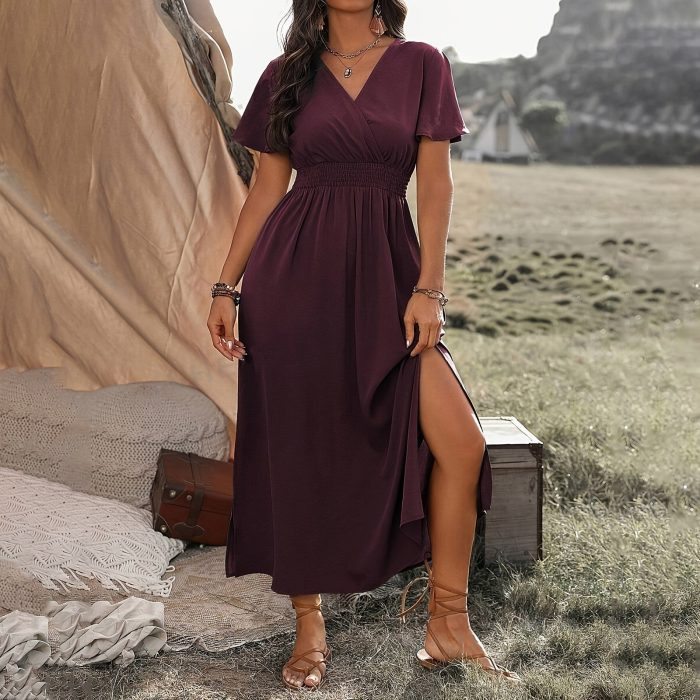 Variant image for BohoChic™ – Robe Longue Femme Élégante et Confortable pour l'Été-26