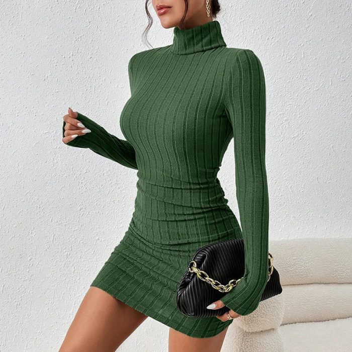 Variant image for ÉléganceTricot™ – Robe Longue Femme Confortable et Élégante en Tricot-7
