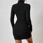 ÉléganceTricot™ – Robe Longue Femme Confortable et Élégante en Tricot-2