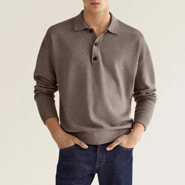 Variant image for Sévère™ – Polo Homme à Manches Longues Confortable et Élégant-21