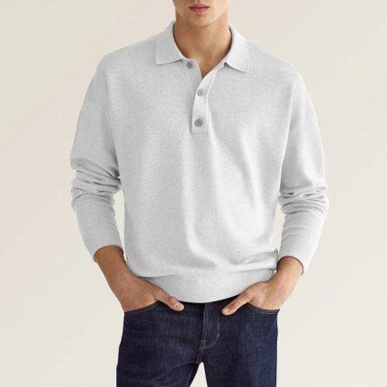 Variant image for Sévère™ – Polo Homme à Manches Longues Confortable et Élégant-1
