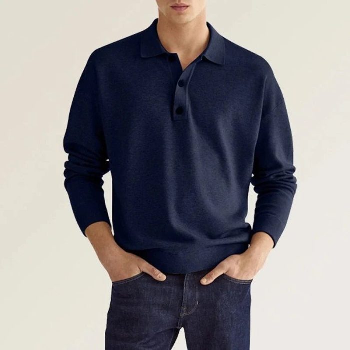 Variant image for Sévère™ – Polo Homme à Manches Longues Confortable et Élégant-16