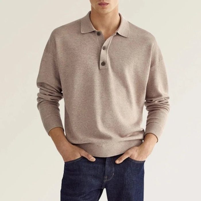 Variant image for Sévère™ – Polo Homme à Manches Longues Confortable et Élégant-11