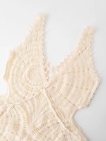 Calypso™ – Robe D'Été Longue Femme Élégante en Crochet Légère et Chic-4