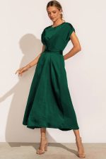 Variant image for Claire™ – Robe Midi Femme Chic en Soie Élégante et Confortable-21