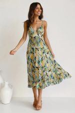 Variant image for Malinda™ – Robe Longue Femme Élégante Imprimée Confortable et Fluide-5