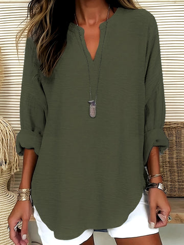 Eleganzia™ – Chemise Fluide Femme Casual