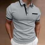 Endymion™ – Polo Homme Manche Longue en Coton Respirant Confortable