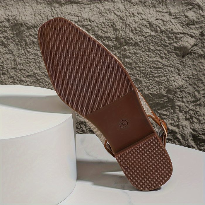 FemmeLuxe™ – Sandales Femme Plates Fermées Devant