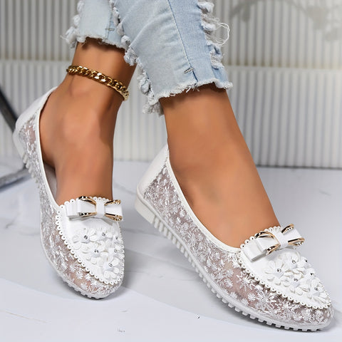 Floriva™ – Mocassin Femme Été Élégant & Confort Souple Fleurie