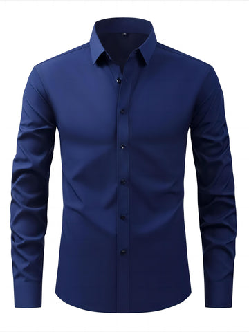 GentStyl™ – Chemise Habillée Homme Manches Longues