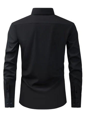 GentStyl™ – Chemise Habillée Homme Manches Longues