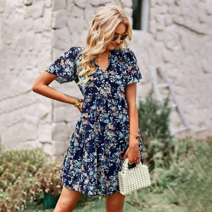 Variant image for AnnaFleur™ – Robe D'Été Femme Fleurie Légère et Élégante-17