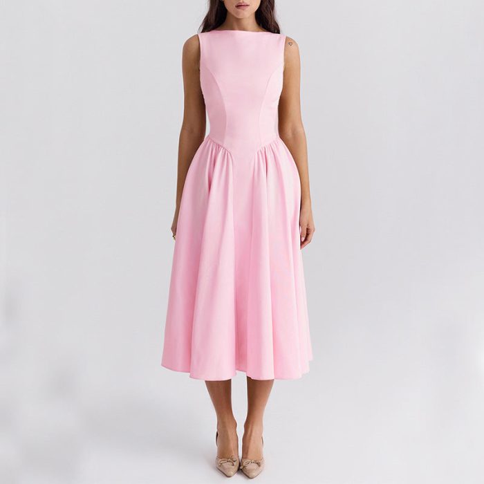 Wolff™ – Robe Midi Femme Chic A-Line Confortable pour Occasions Élégantes-2