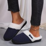 SnugLuxe - Pantoufles doublées en peluche