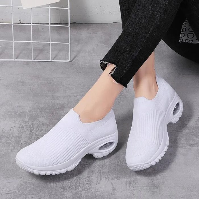 TrendyStep™ – Femmes Basket Confortable et Élégante avec Plateforme