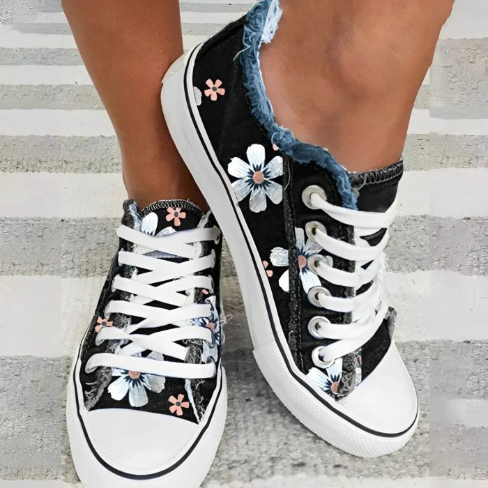 Variant image for Clossi™ – Baskets Femme Imprimé Floral Confort Respirant & Léger-1