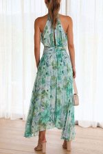 Forecast™ – Robe Mi-Longue Femme Plissée Élégante Légère pour l'Été-5