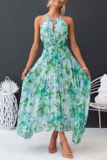 Forecast™ – Robe Mi-Longue Femme Plissée Élégante Légère pour l'Été-6